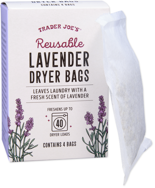 Trader Joe's reusable lavender dryer bags