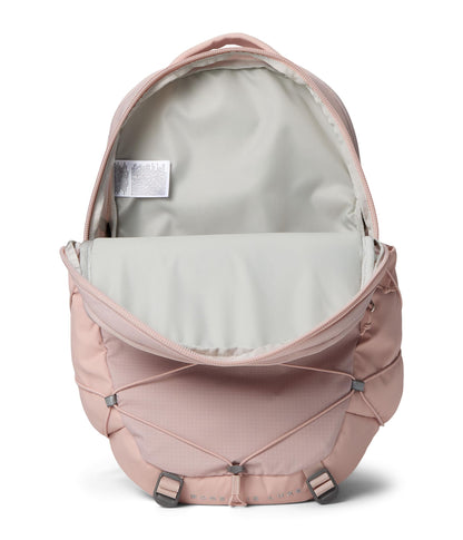 The North Face backpack with bungee cord storage