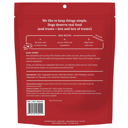 Bocce's Bakery beef bone broth dog treats in value pack