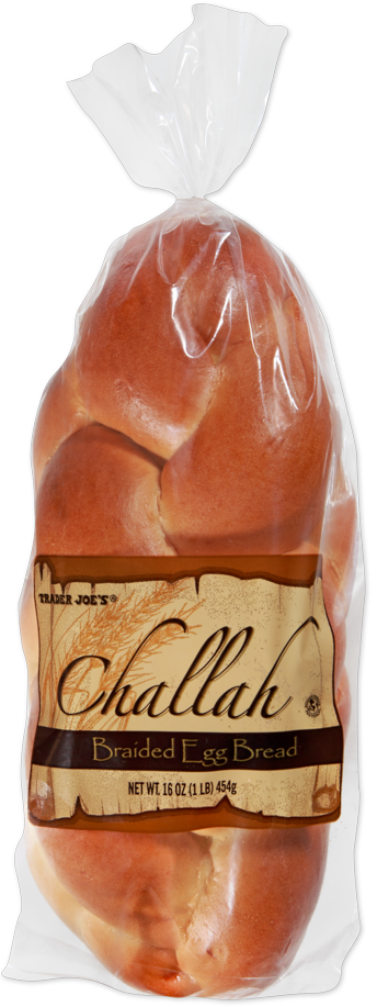 Trader Joe's challah braided egg bread loaf