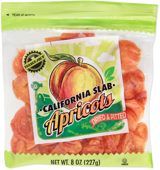 Trader Joe's California slab apricots