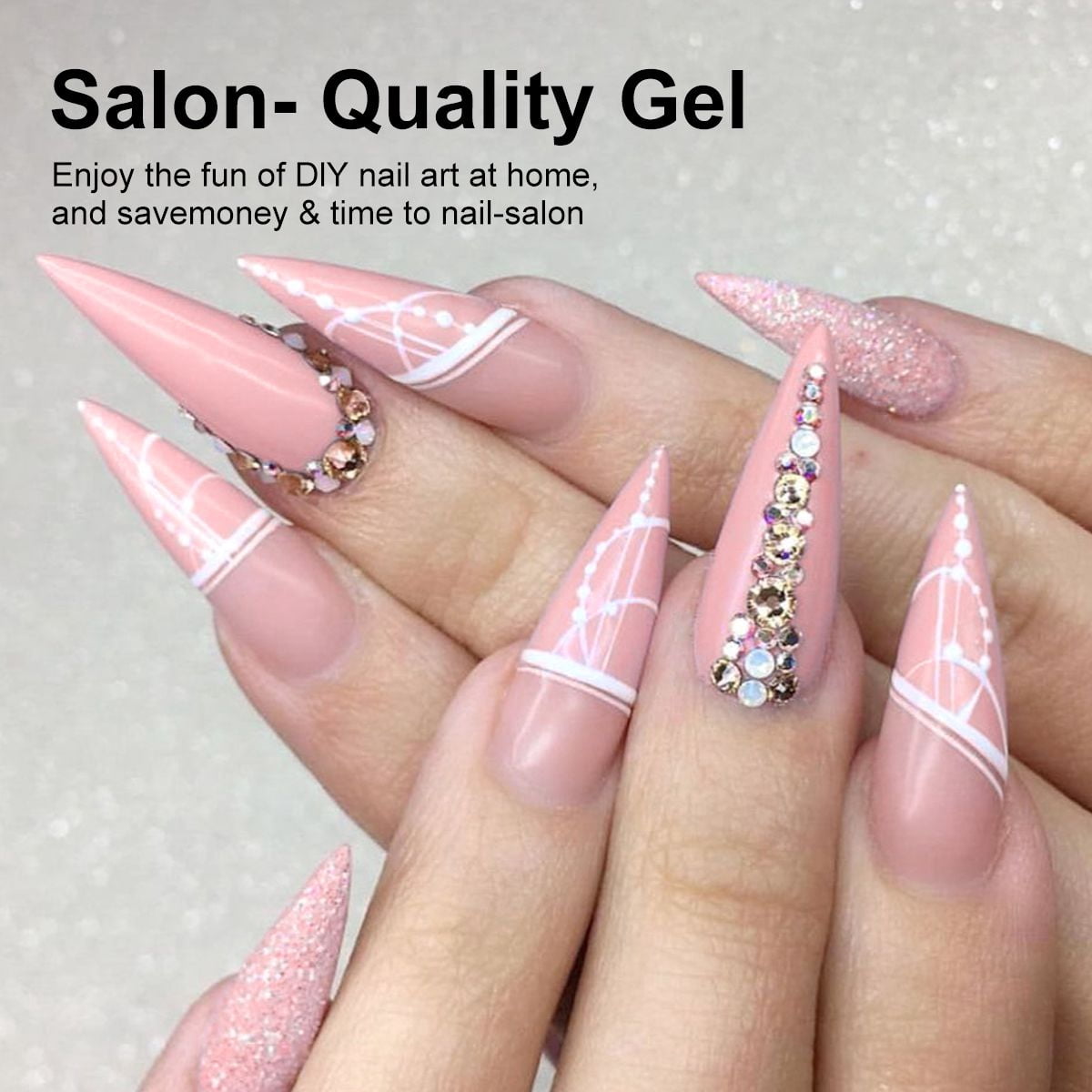 Six-piece nail polish set for Christmas gifting