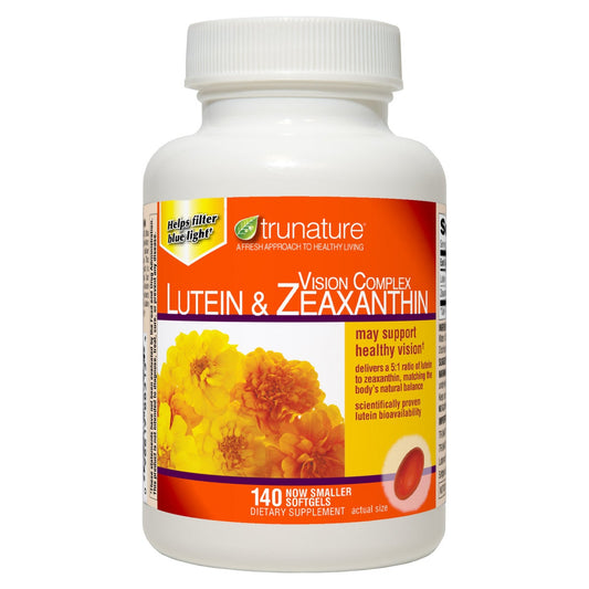 trunature Vision Complex lutein and zeaxanthin softgels bottle