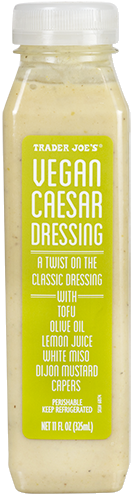 Trader Joe's Vegan Caesar Dressing bottle
