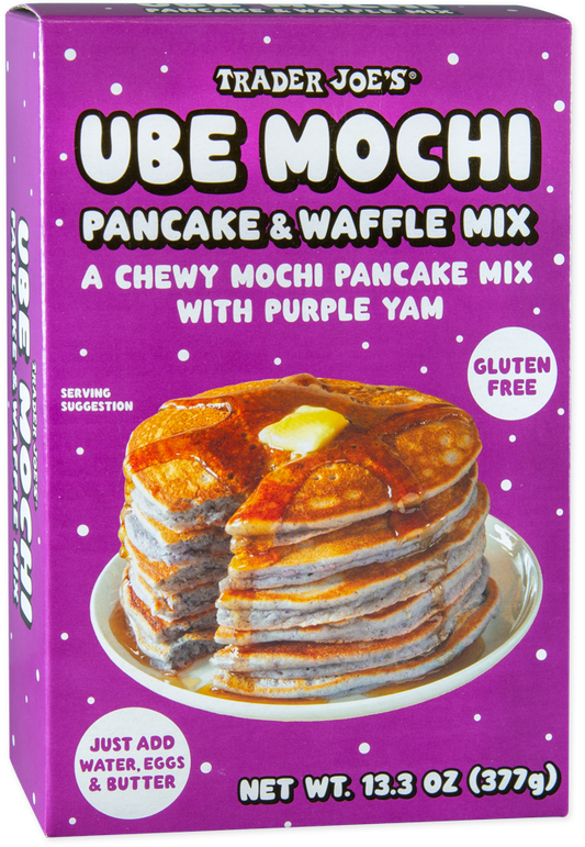 Trader Joe's Ube Mochi Pancake and Waffle Mix