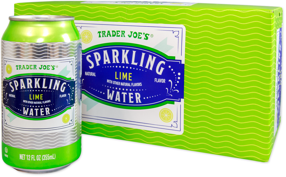 Trader Joe's lime flavored sparkling water