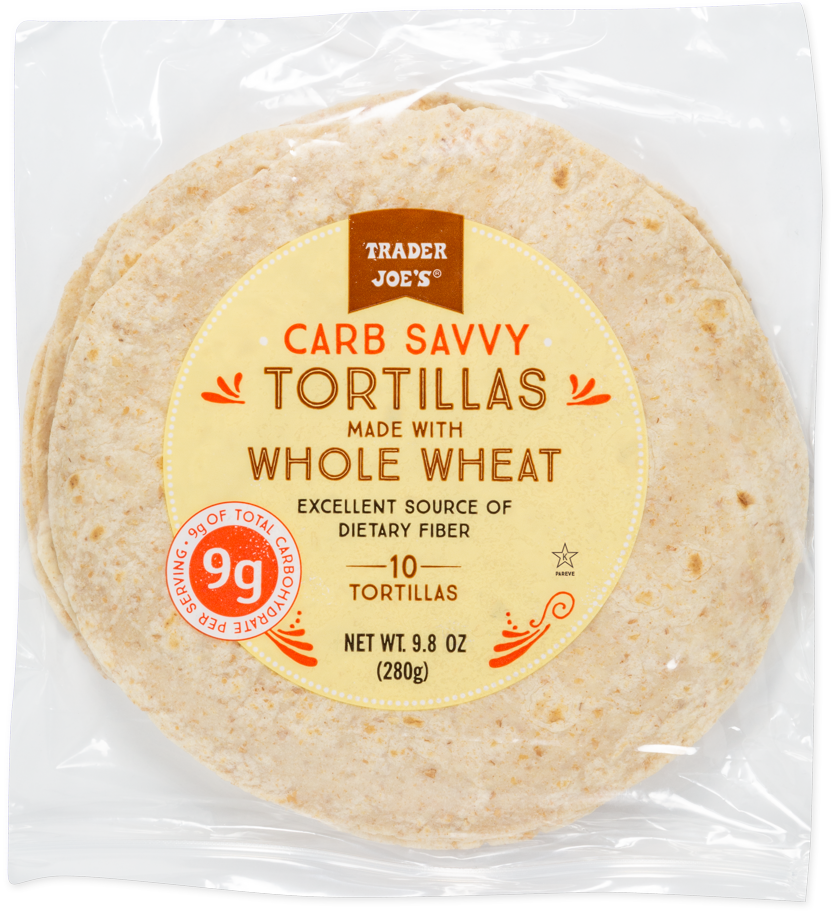 Trader Joe's Carb Savvy whole wheat tortillas