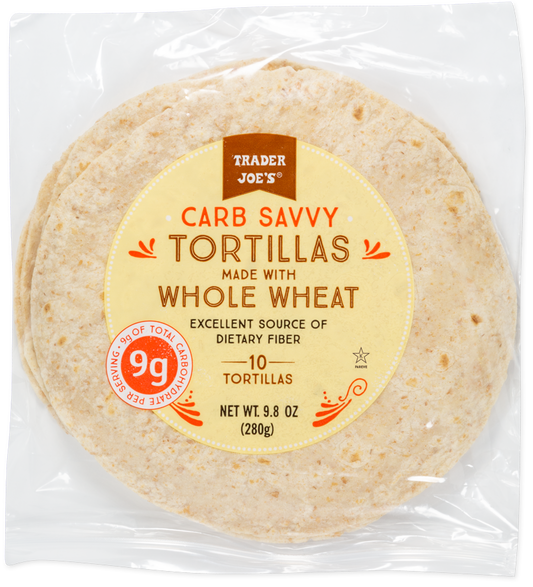 Trader Joe's Carb Savvy whole wheat tortillas