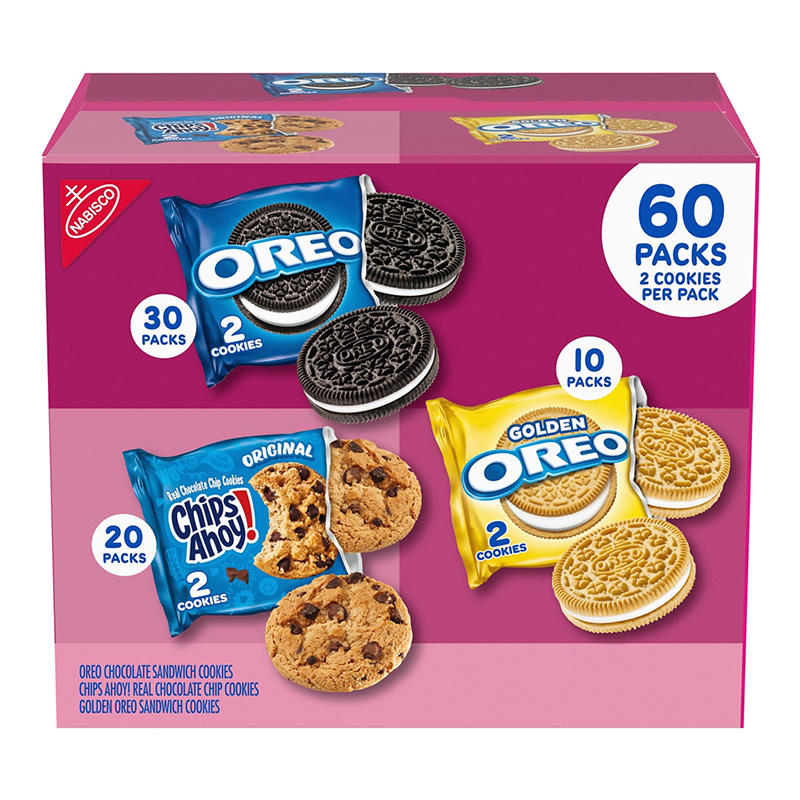 Nabisco cookie variety pack with Oreo and Chips Ahoy