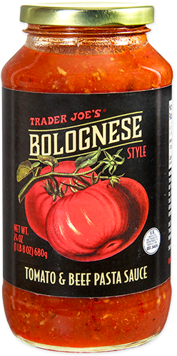 Trader Joe's Bolognese Style Tomato and Beef Pasta Sauce