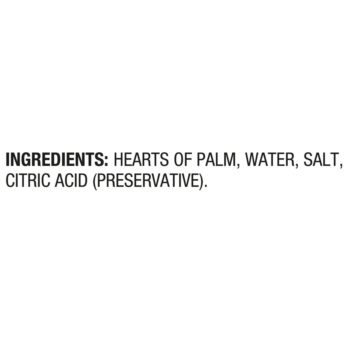 Five-pack of Great Value 14-ounce hearts of palm
