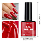 Six-color gel nail polish set for colorful manicures