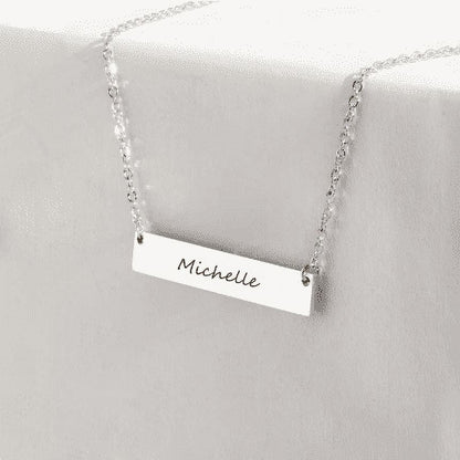 Anavia name necklace Christmas gift for her