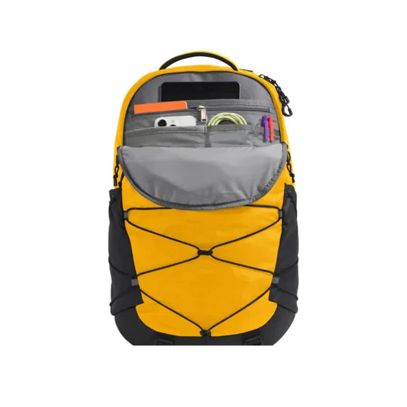 The North Face daypack with bungee straps