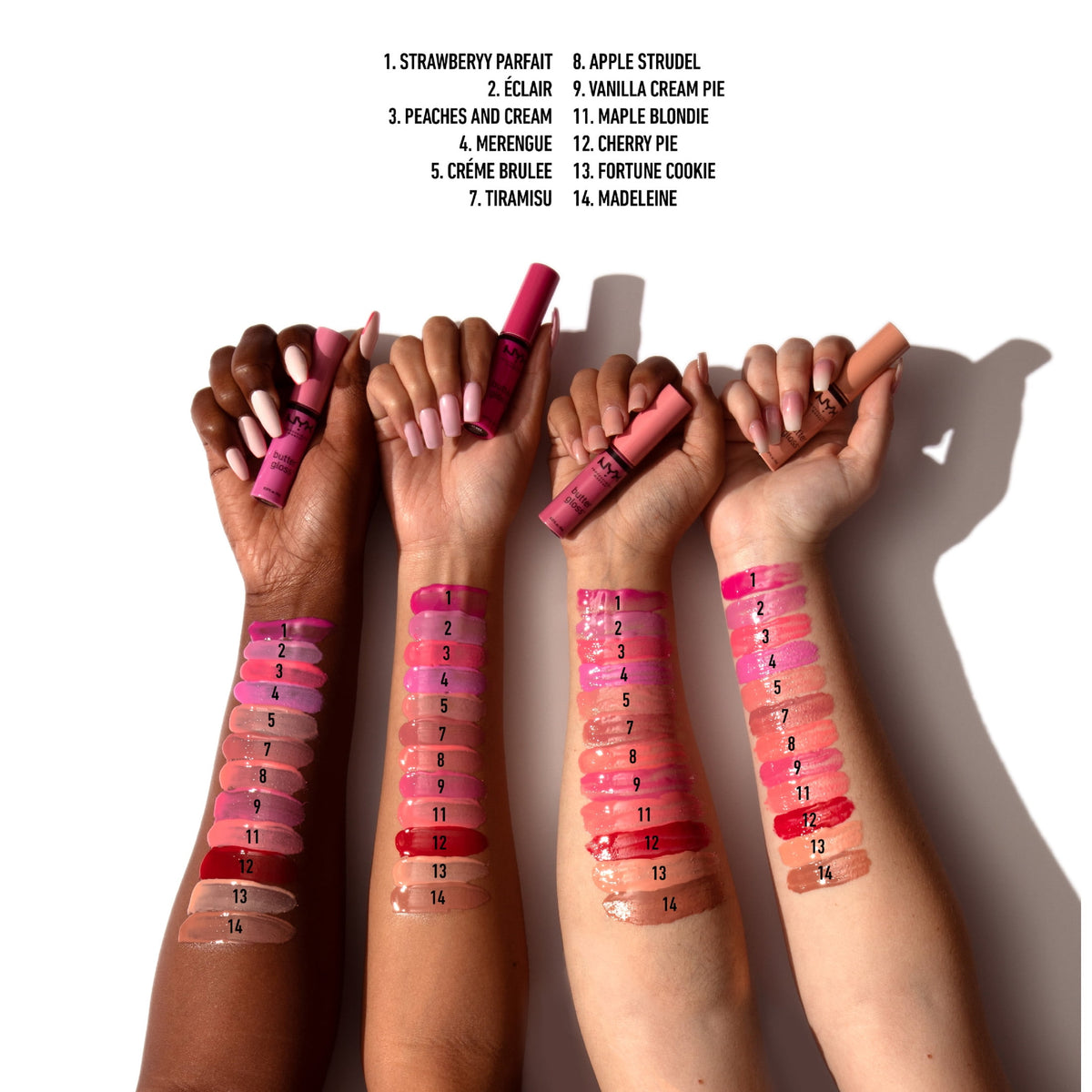 NYX Professional Makeup Sugar Glass glossy lip finish