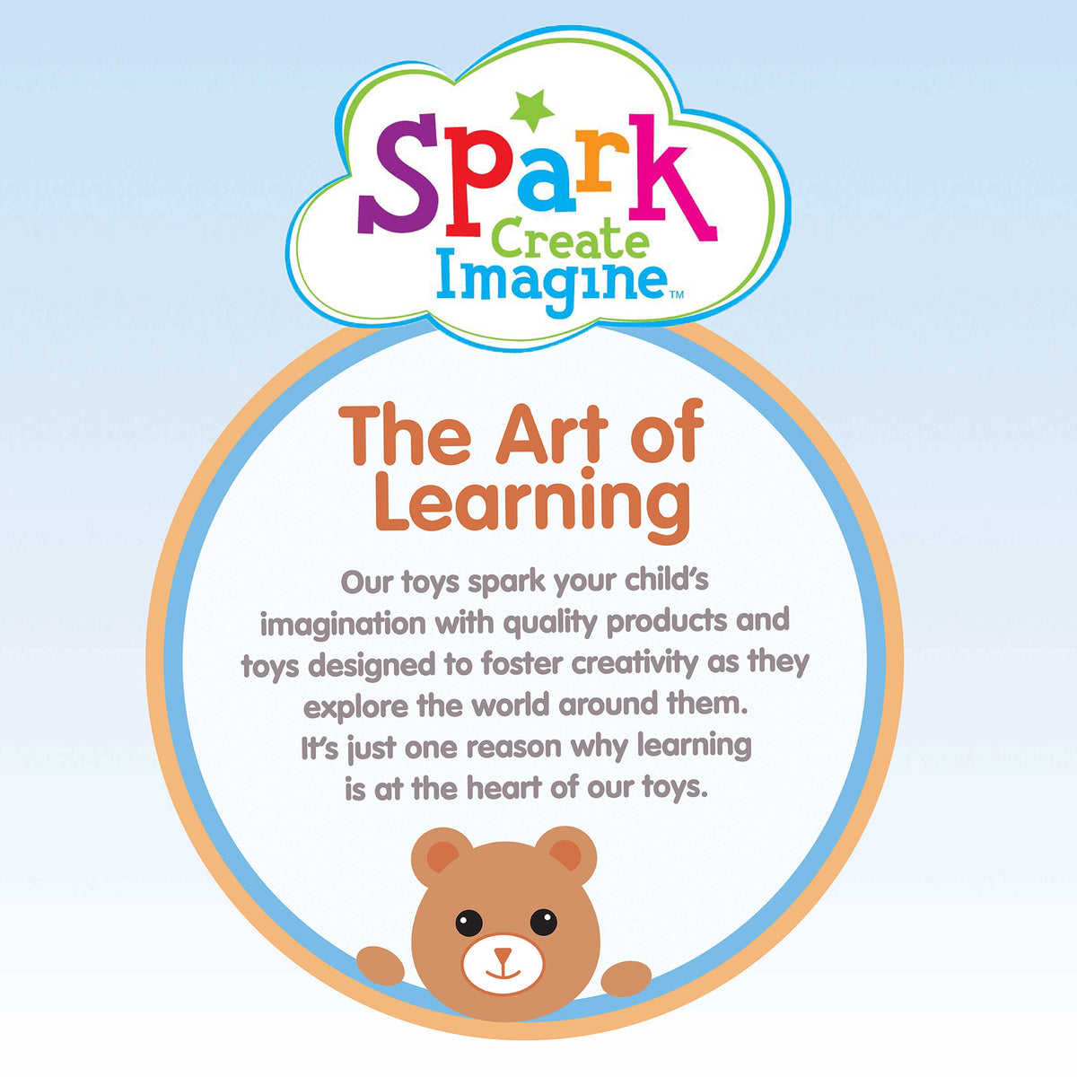 10-inch Spark Create Imagine cuddly cow
