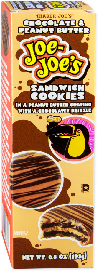Trader Joe's Chocolate & Peanut Butter Joe-Joe's cookies