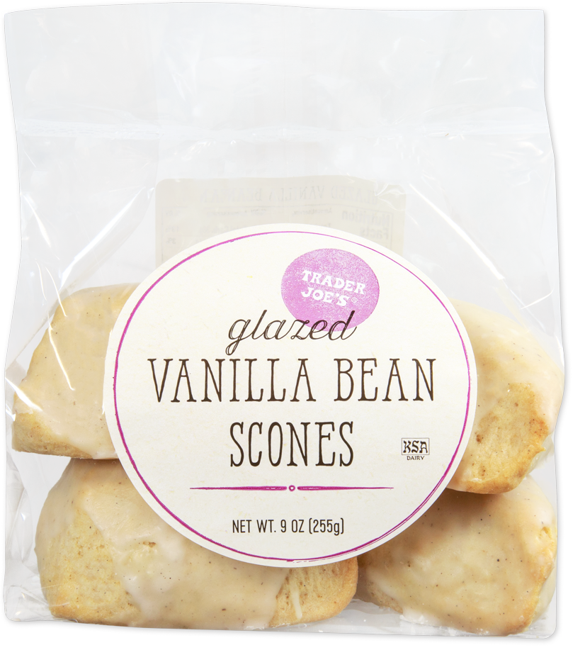 Trader Joe's glazed vanilla bean scones