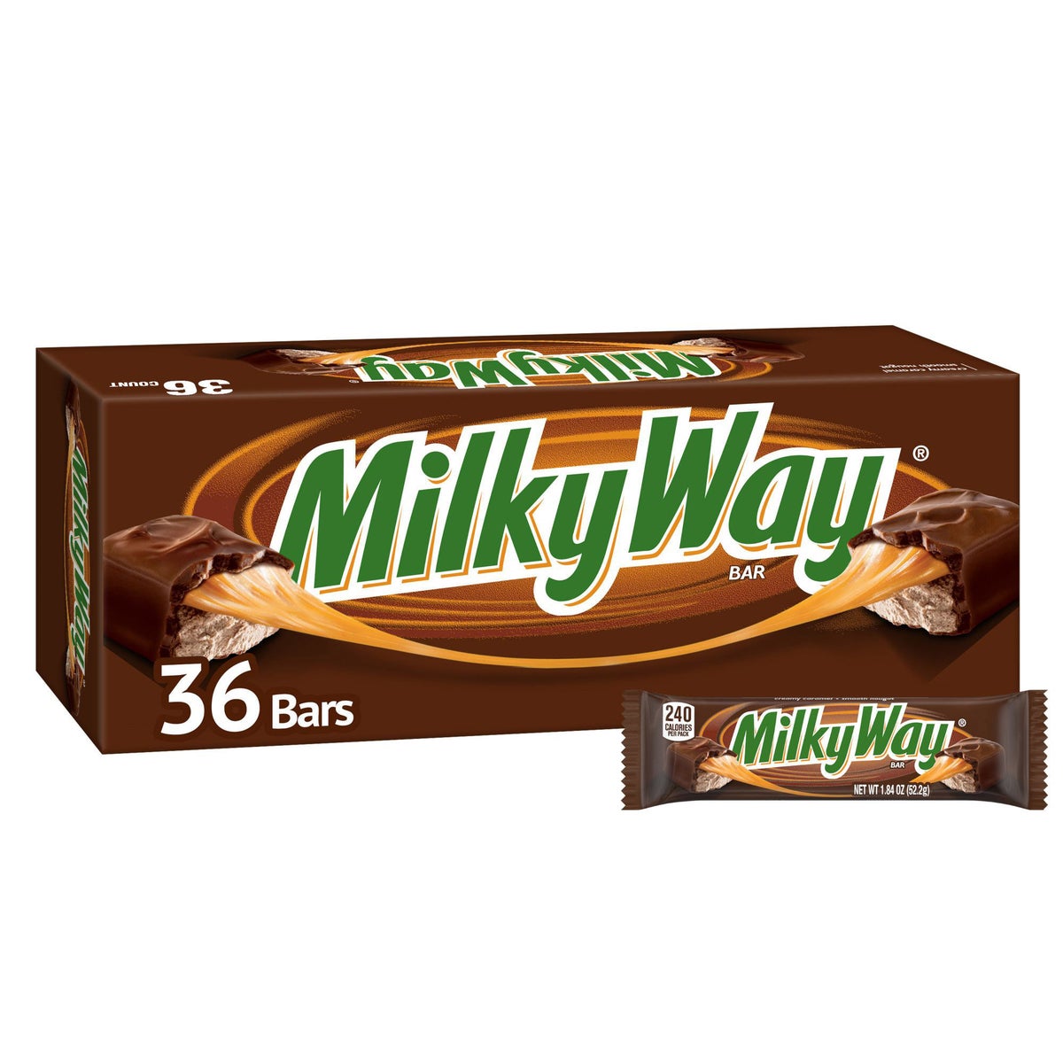 Mars Milky Way full size chocolate candy box