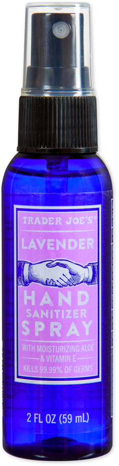 Trader Joe's lavender hand sanitizer spray