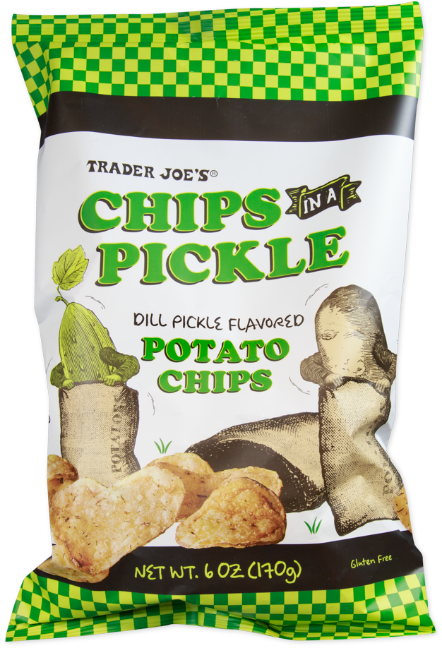 Trader Joe's Chips in a Pickle gluten free kosher snack chips