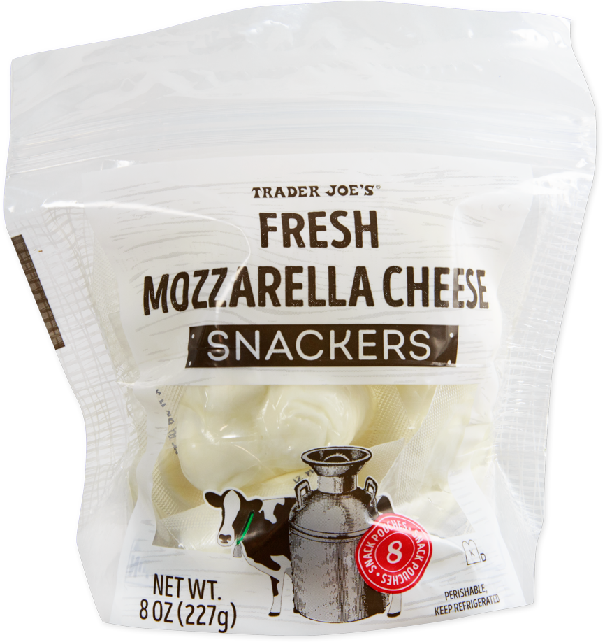 Trader Joe's Fresh Mozzarella Cheese Snackers kosher cheese snack