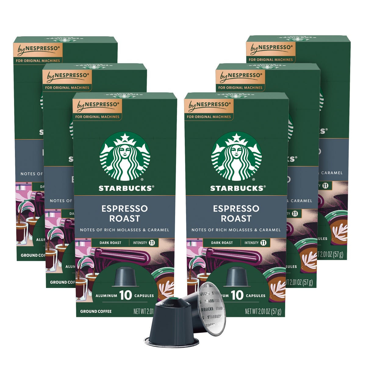 Starbucks by Nespresso Espresso Roast 60-count capsules