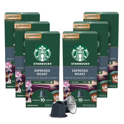 Starbucks by Nespresso Espresso Roast 60-count capsules