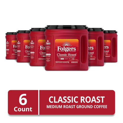 Folgers ground coffee multi-pack canisters