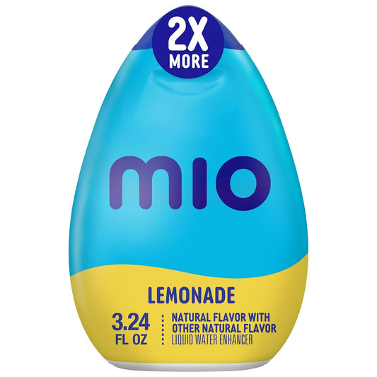 Mio lemonade water flavoring drops front label