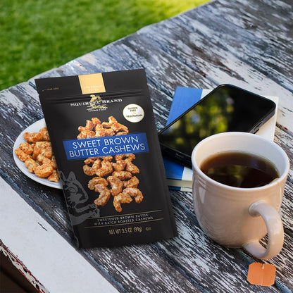 Gluten-free vegetarian roasted cashews bag