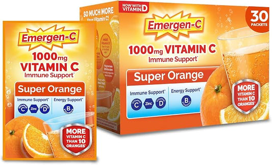 Emergen-C Vitamin C 1000mg orange powder 30 packets