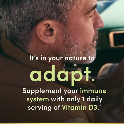 Nature's Bounty Vitamin D3 for immune and bone support