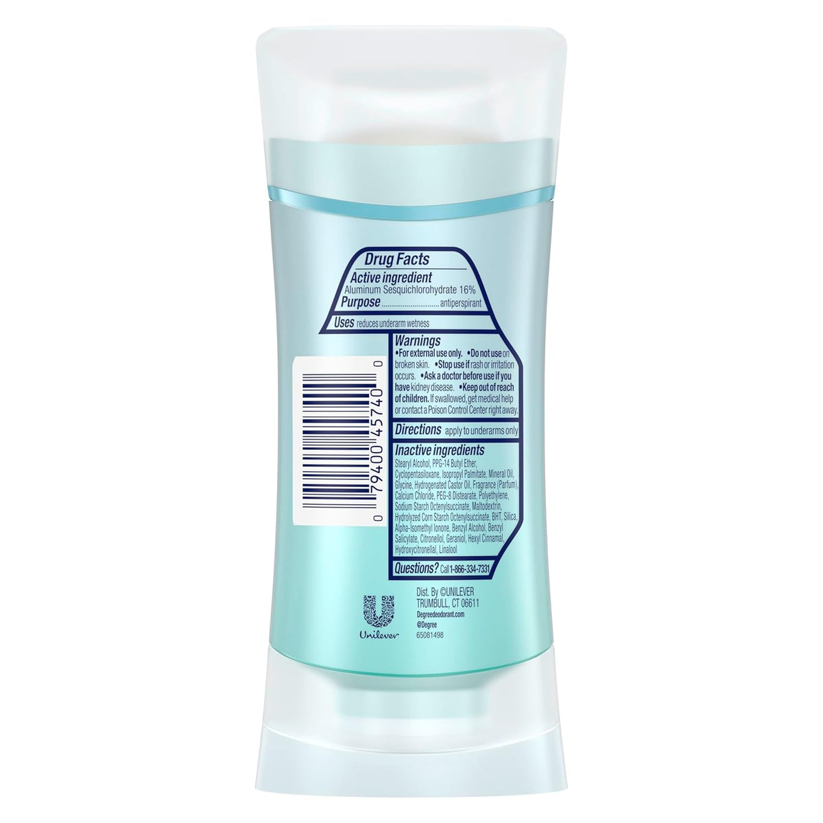 Apple and White Flower Degree deodorant packaging
