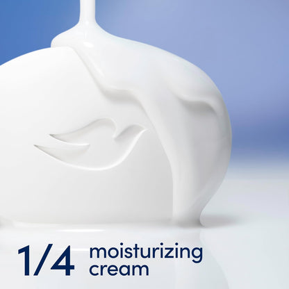 Dove Beauty Bar Soap Original for Soft,Smooth Skin,with 1/4 Moisturizing Cream 3.75 oz,(Pack of 16)