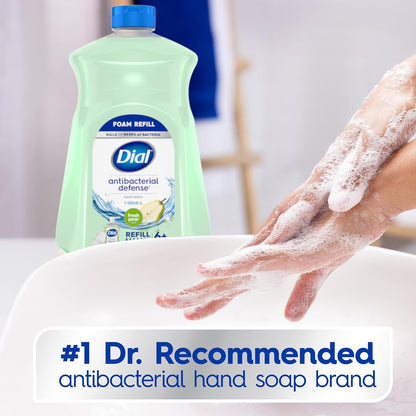 Dermatologist-tested Dial foaming hand soap with aloe