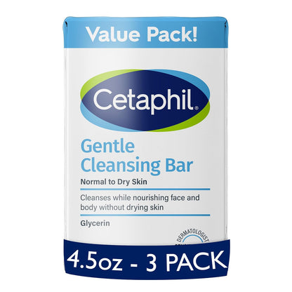 Cetaphil cleansing bar for sensitive dry skin