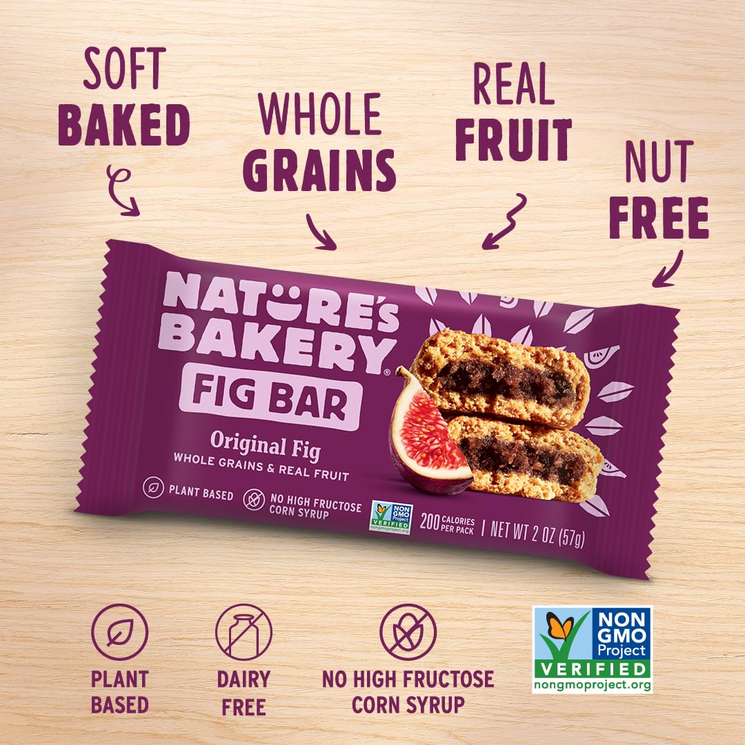 Whole grain original fig bars for on the go