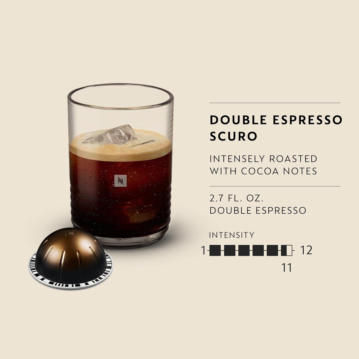 Nespresso Scuro single serve coffee pods 30 count