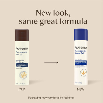 Fragrance-free Aveeno shave gel for women and men