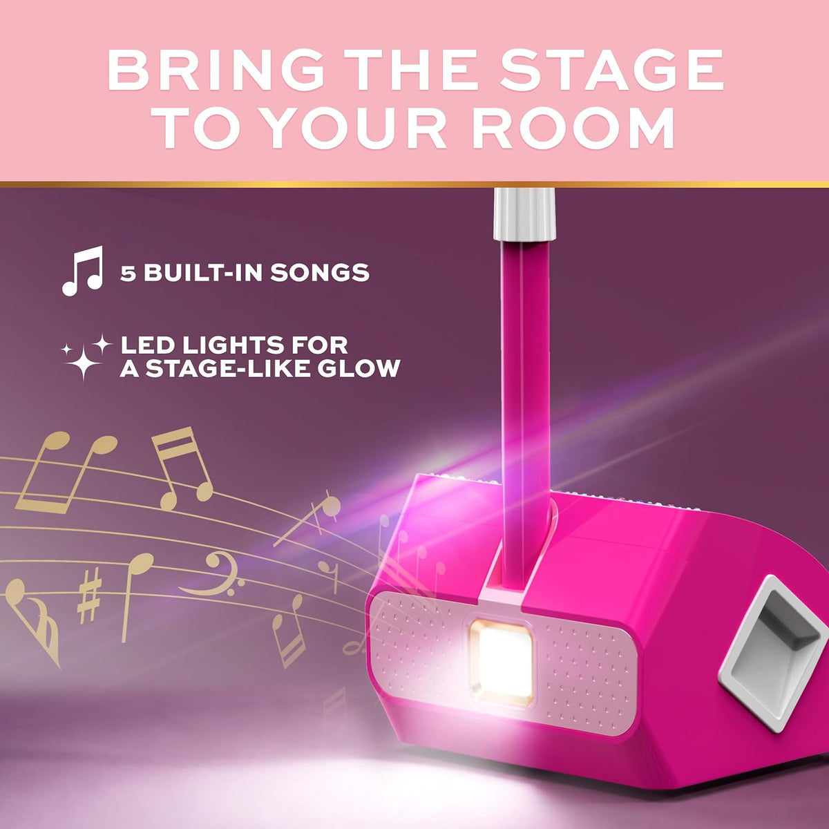 FAO Schwarz karaoke set with stickers and star attachment