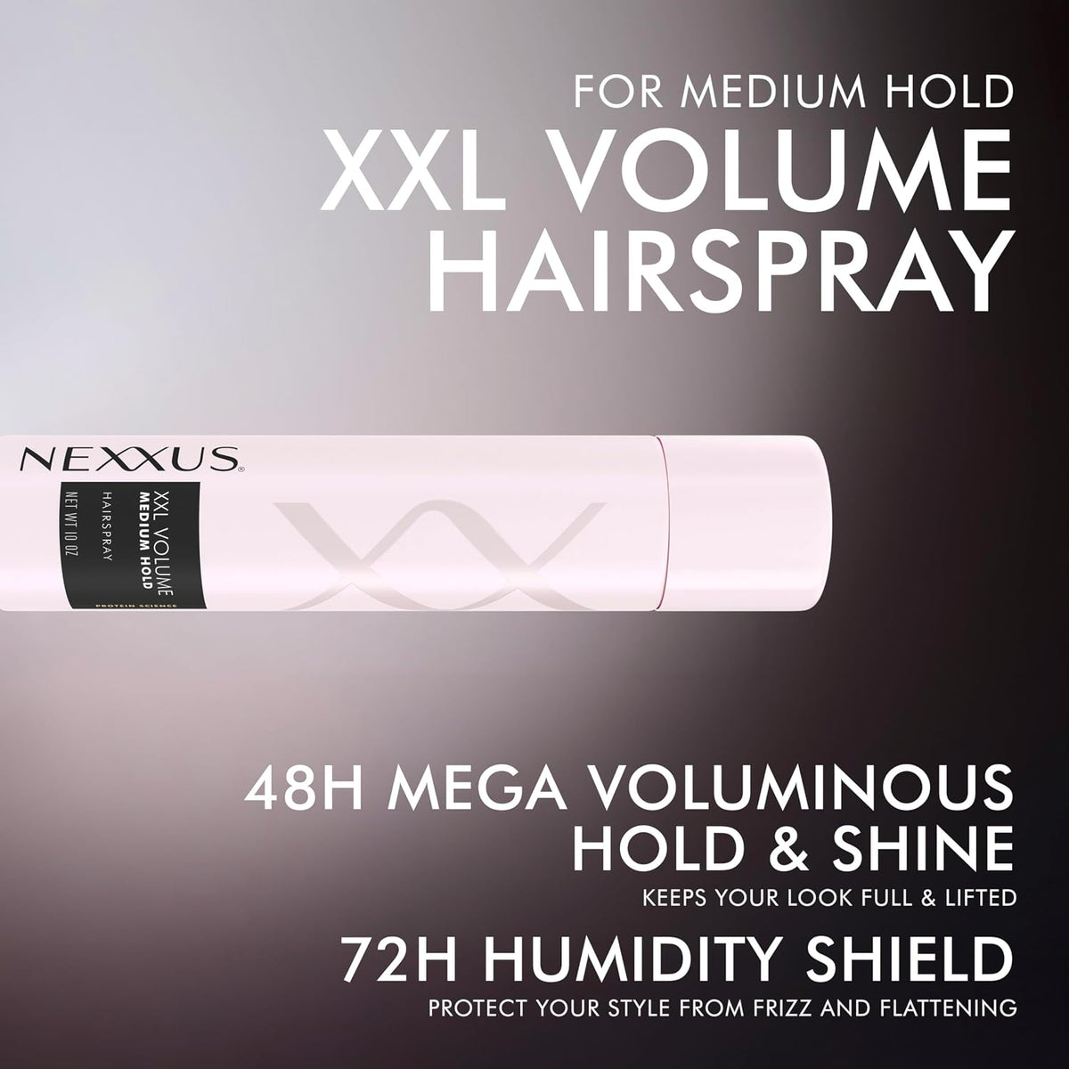 Nexxus volume hairspray for smooth touchable hold