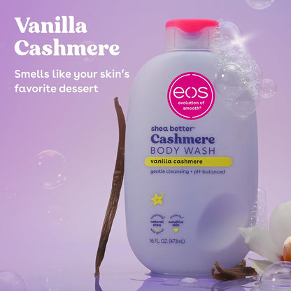 Vanilla Cashmere eos body wash for daily cleansing
