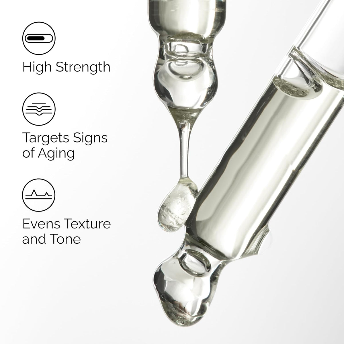 Retinol 1% in Squalane serum for uneven texture