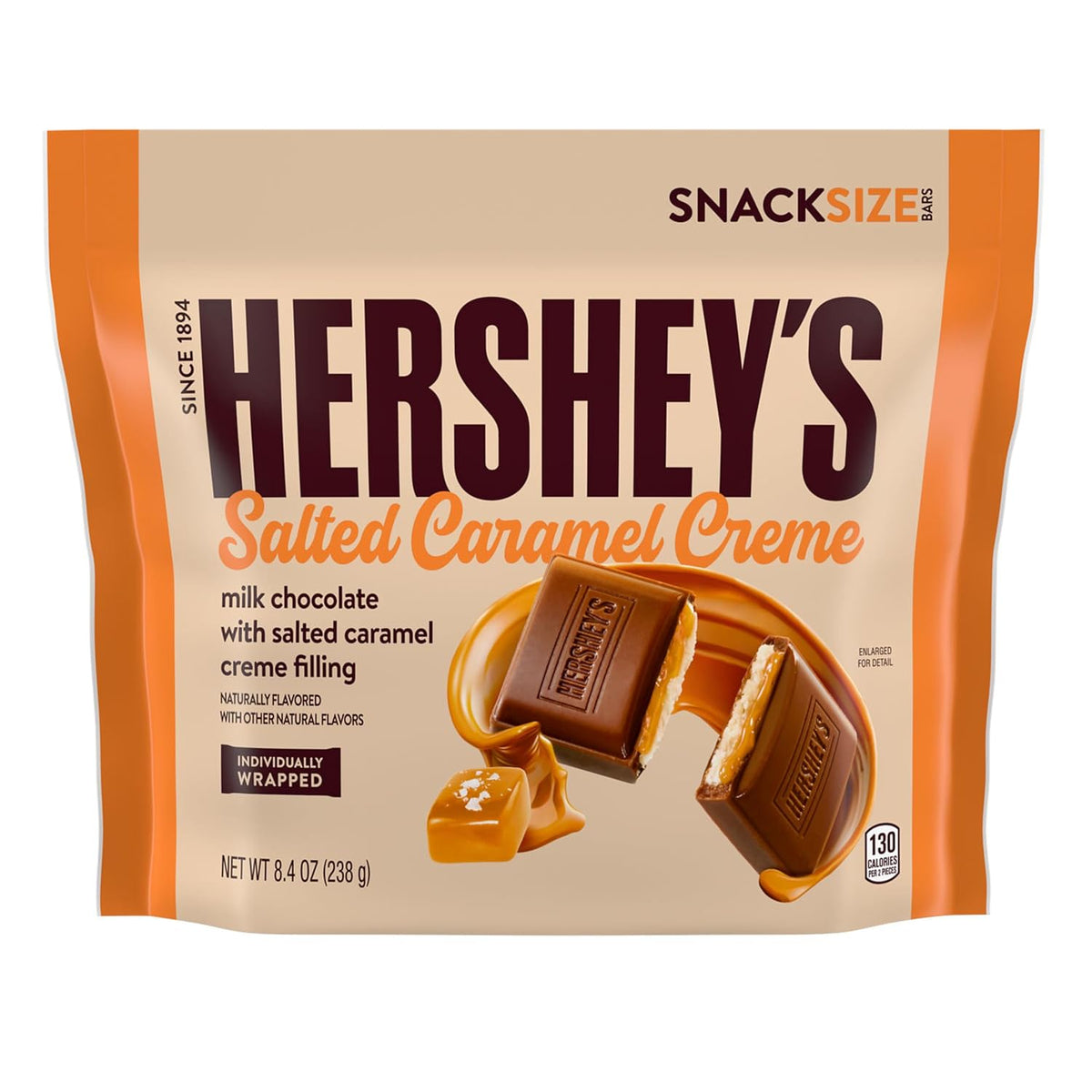 8.4 oz HERSHEY'S Salted Caramel Creme chocolate candy