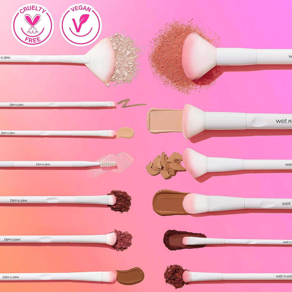 wet n wild brush for liquid, cream, and powder makeup