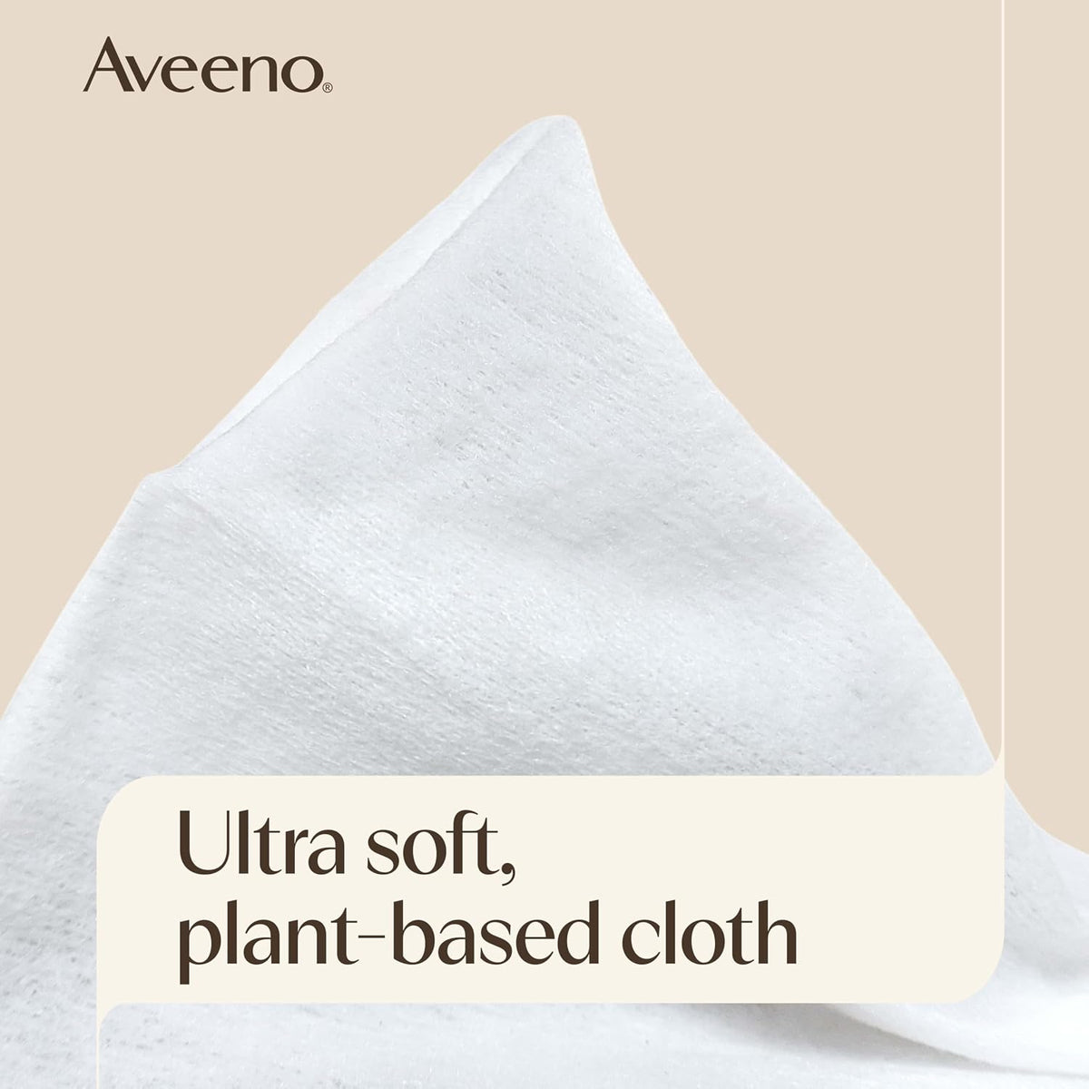 Aveeno Calm + Restore wipes with oat extract and feverfew