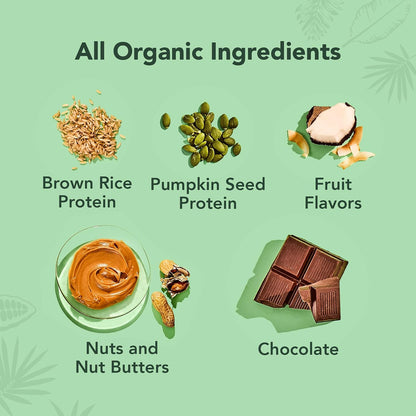 ALOHA plant based protein bar variety pack box