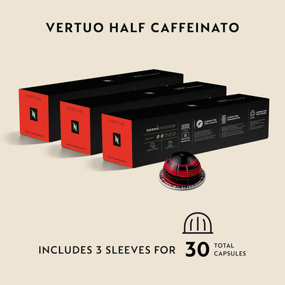 Nespresso Arabica blend Half Caffeinato coffee pods