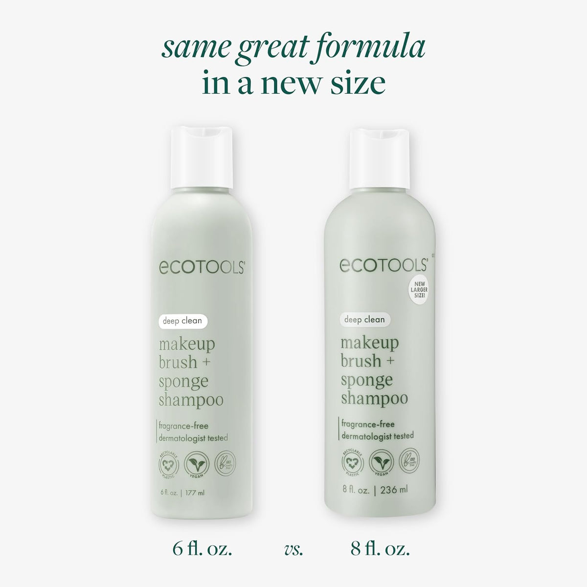 Fragrance-free makeup brush cleaner by EcoTools